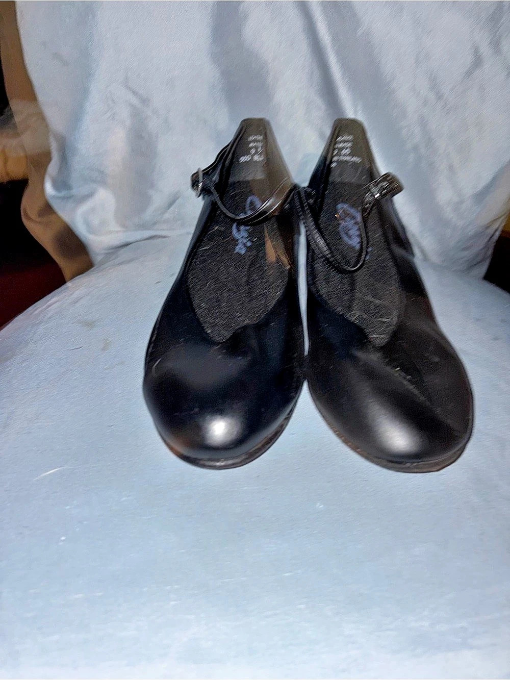 Capezio Footlight Character Shoe 550 Black Heels size 8.5